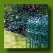 Green Garden Border Fence