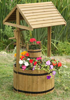 Woodland Wishing Well Planters Woodland Wishing Well Planters